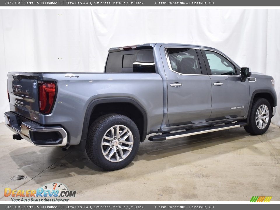 2022 GMC Sierra 1500 Limited SLT Crew Cab 4WD Satin Steel Metallic / Jet Black Photo #2