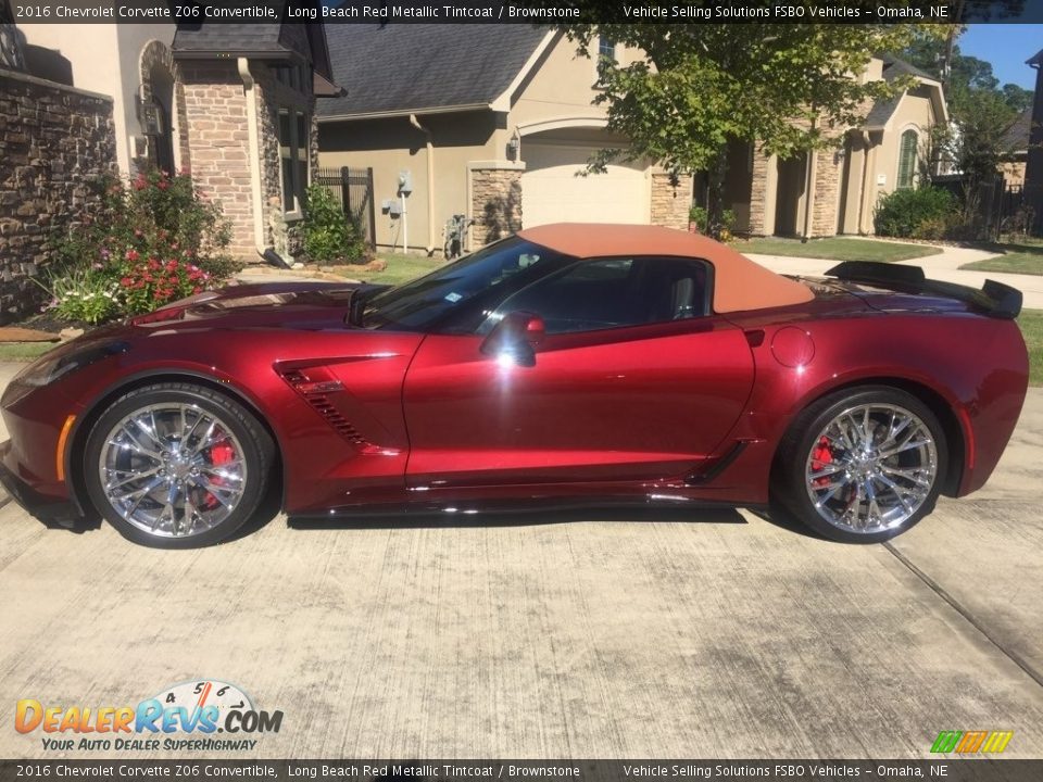 Long Beach Red Metallic Tintcoat 2016 Chevrolet Corvette Z06 Convertible Photo #13