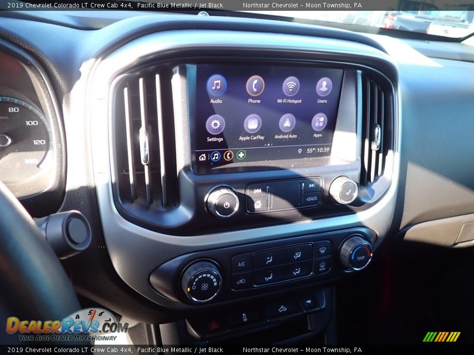 2019 Chevrolet Colorado LT Crew Cab 4x4 Pacific Blue Metallic / Jet Black Photo #27