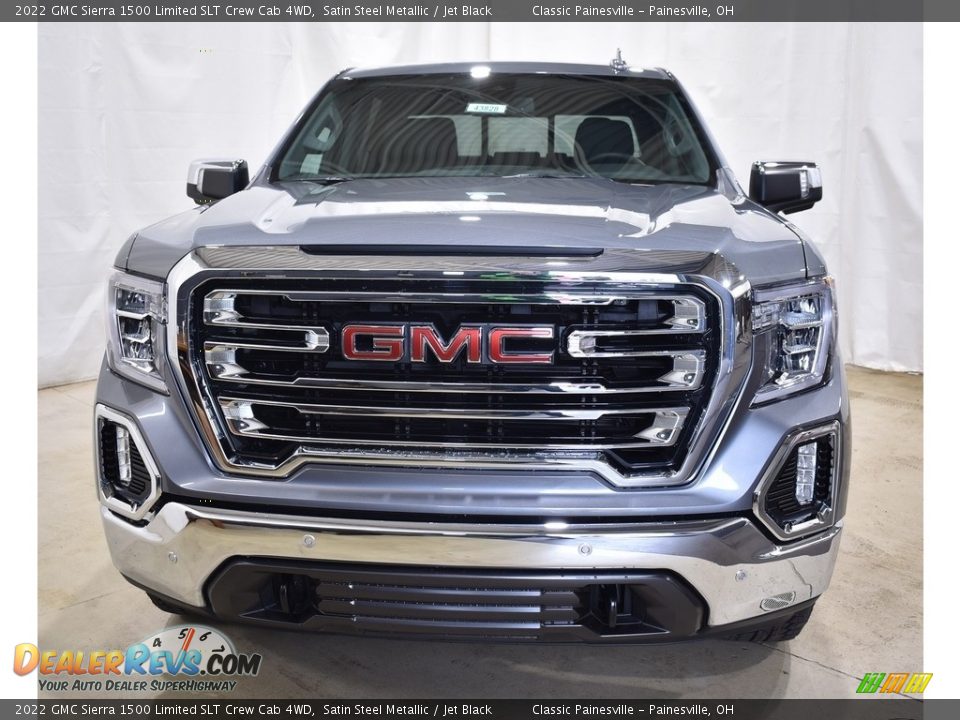 2022 GMC Sierra 1500 Limited SLT Crew Cab 4WD Satin Steel Metallic / Jet Black Photo #4