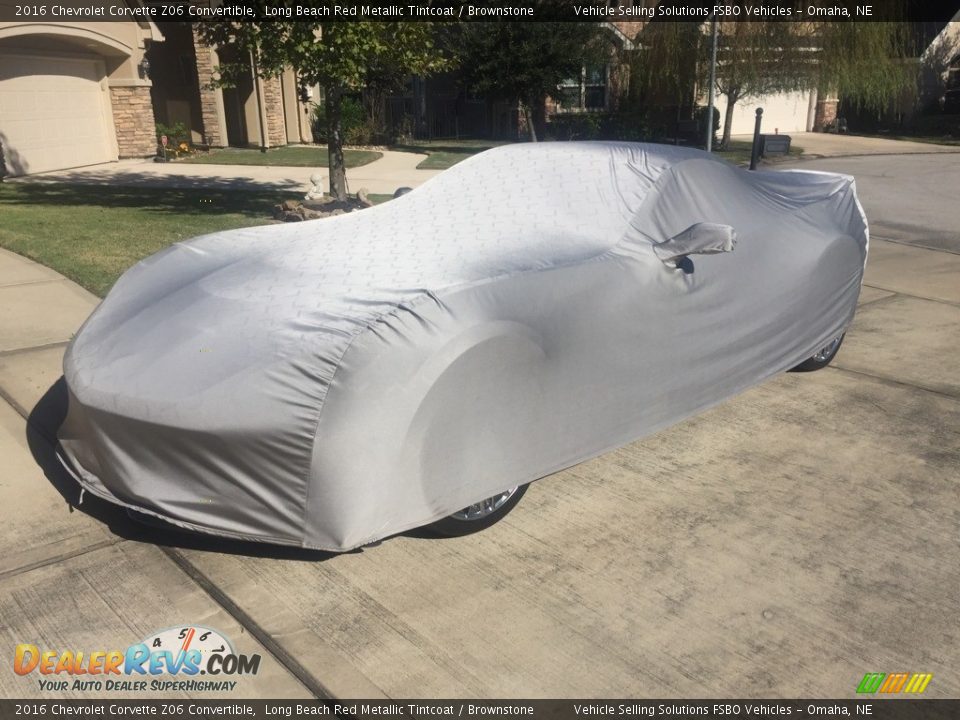 2016 Chevrolet Corvette Z06 Convertible Long Beach Red Metallic Tintcoat / Brownstone Photo #14