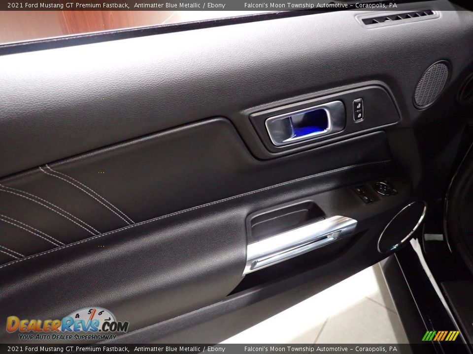 2021 Ford Mustang GT Premium Fastback Antimatter Blue Metallic / Ebony Photo #16