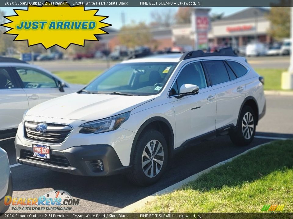2020 Subaru Outback 2.5i Premium Crystal White Pearl / Slate Black Photo #1