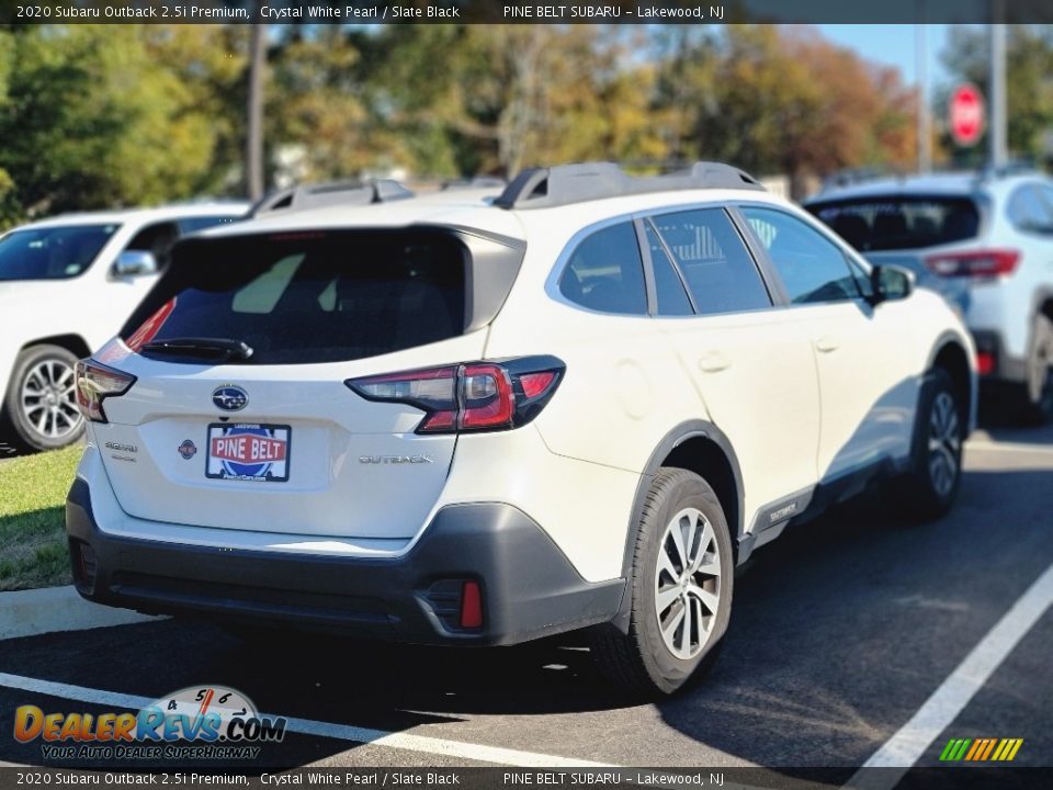 2020 Subaru Outback 2.5i Premium Crystal White Pearl / Slate Black Photo #2