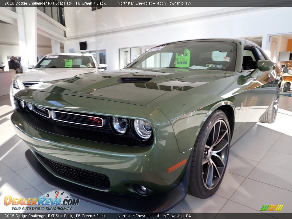 2018 Dodge Challenger R/T Scat Pack F8 Green / Black Photo #2