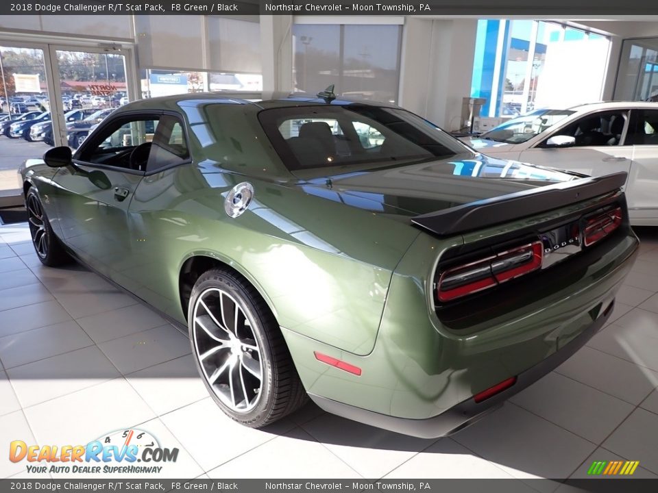 2018 Dodge Challenger R/T Scat Pack F8 Green / Black Photo #4