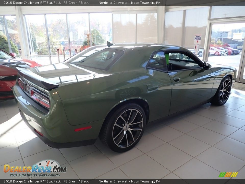 2018 Dodge Challenger R/T Scat Pack F8 Green / Black Photo #8