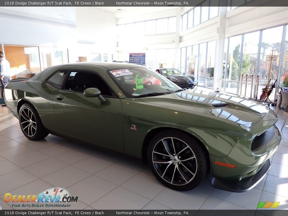 2018 Dodge Challenger R/T Scat Pack F8 Green / Black Photo #10