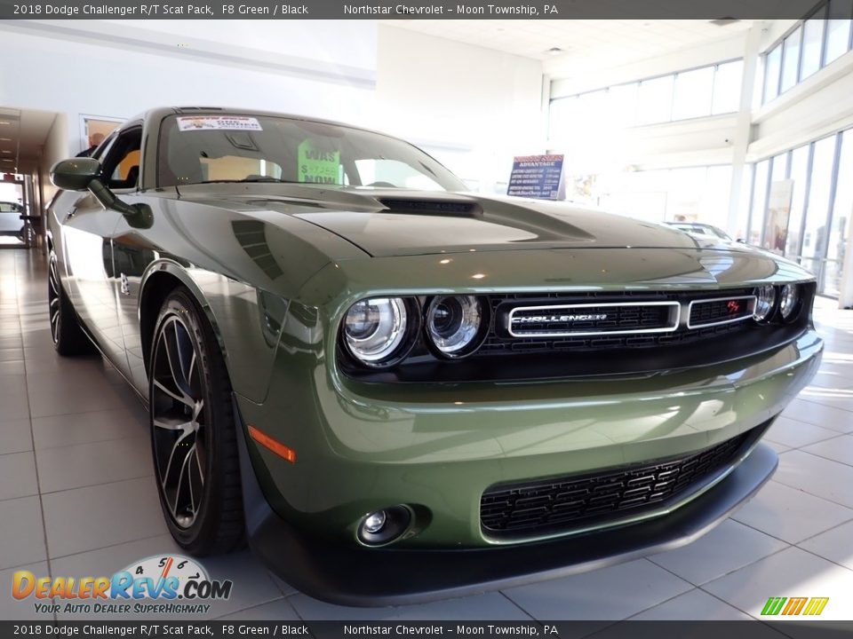 2018 Dodge Challenger R/T Scat Pack F8 Green / Black Photo #11