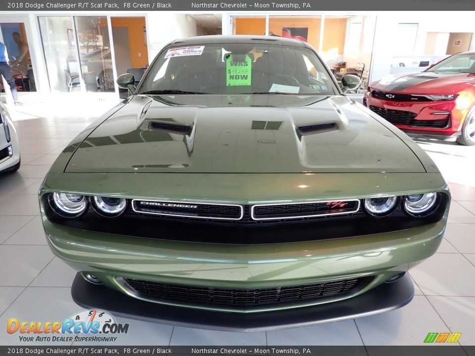 2018 Dodge Challenger R/T Scat Pack F8 Green / Black Photo #12