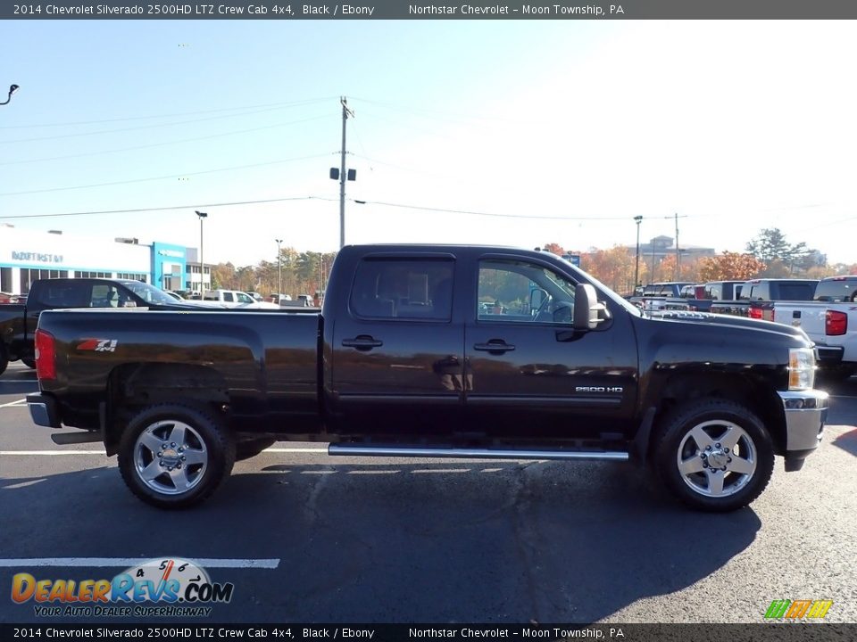 Black 2014 Chevrolet Silverado 2500HD LTZ Crew Cab 4x4 Photo #4