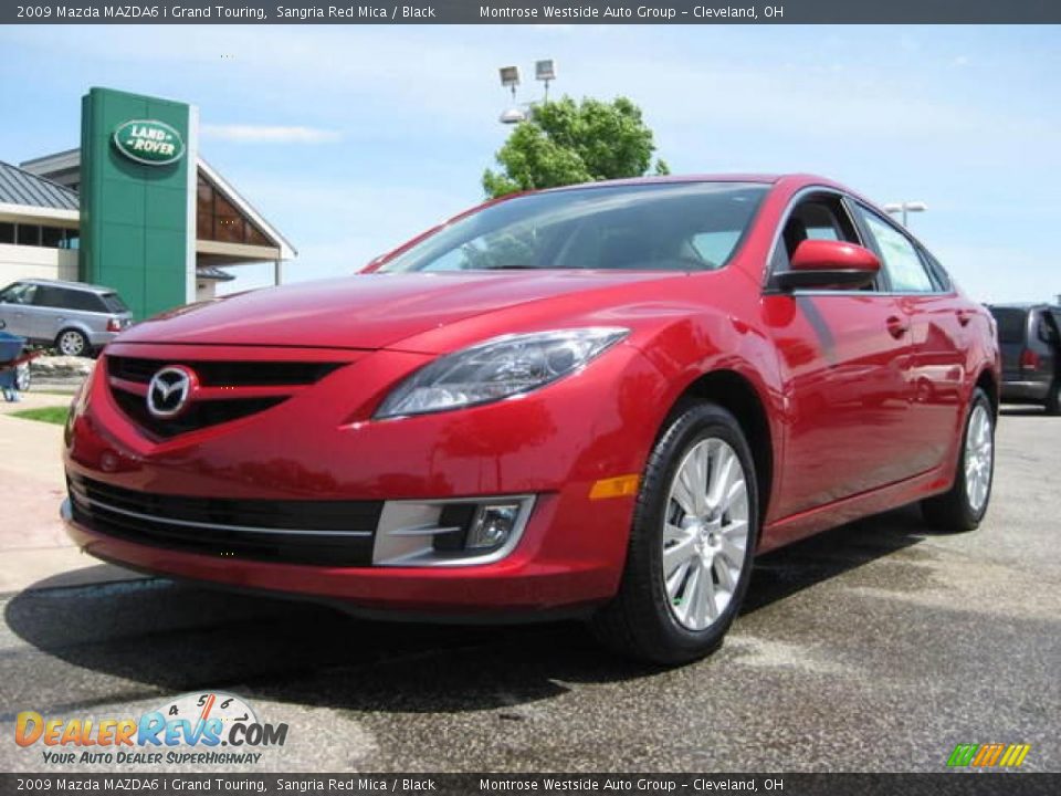 2009 Mazda MAZDA6 i Grand Touring Sangria Red Mica / Black Photo #1