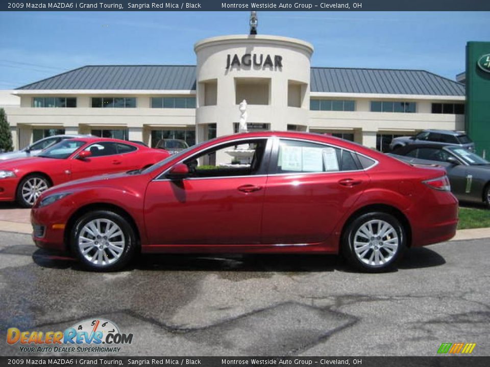 2009 Mazda MAZDA6 i Grand Touring Sangria Red Mica / Black Photo #2