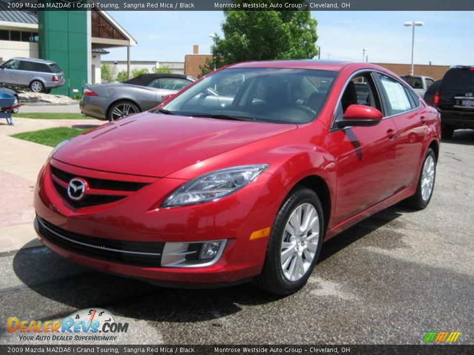 2009 Mazda MAZDA6 i Grand Touring Sangria Red Mica / Black Photo #3