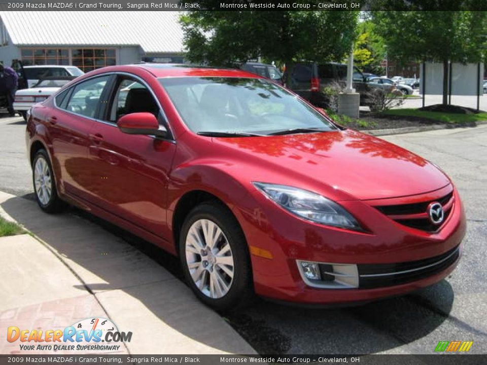2009 Mazda MAZDA6 i Grand Touring Sangria Red Mica / Black Photo #5