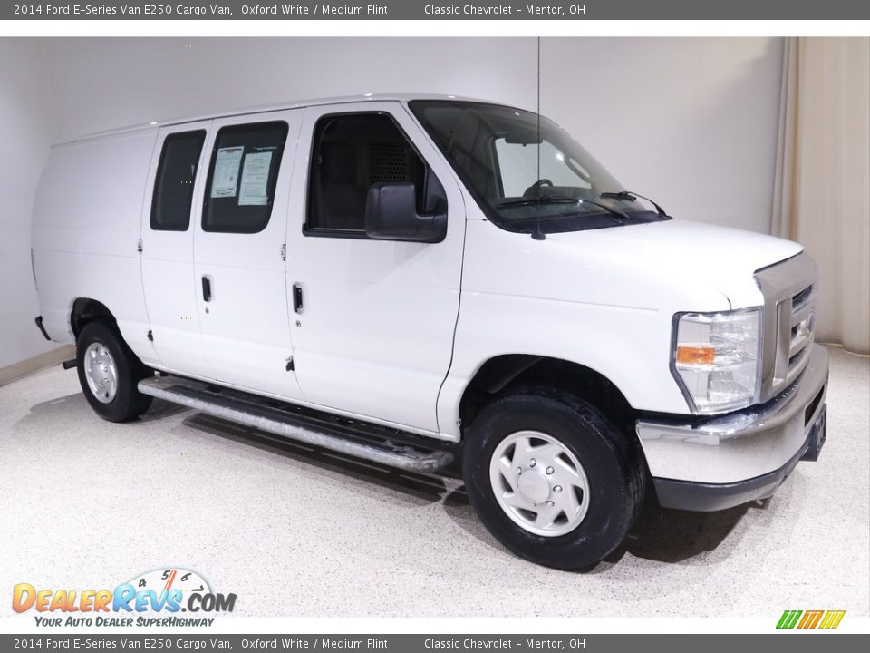 2014 Ford E-Series Van E250 Cargo Van Oxford White / Medium Flint Photo #1