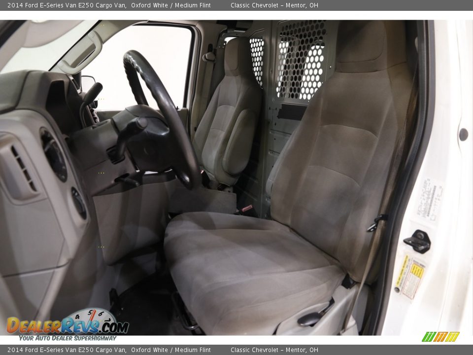 2014 Ford E-Series Van E250 Cargo Van Oxford White / Medium Flint Photo #5