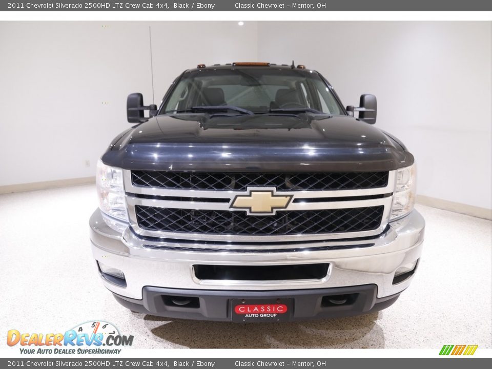 2011 Chevrolet Silverado 2500HD LTZ Crew Cab 4x4 Black / Ebony Photo #2