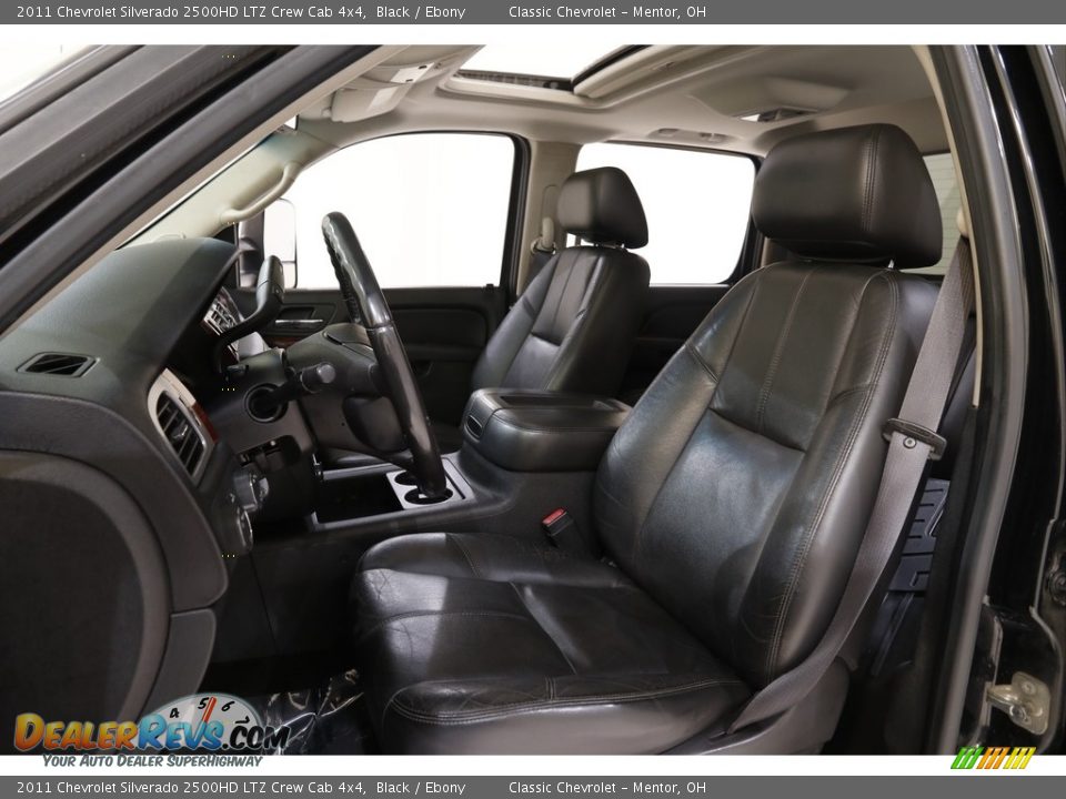 2011 Chevrolet Silverado 2500HD LTZ Crew Cab 4x4 Black / Ebony Photo #5