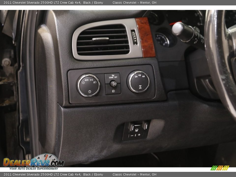 2011 Chevrolet Silverado 2500HD LTZ Crew Cab 4x4 Black / Ebony Photo #6