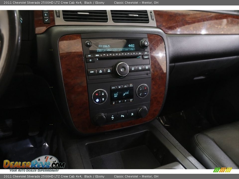 2011 Chevrolet Silverado 2500HD LTZ Crew Cab 4x4 Black / Ebony Photo #10