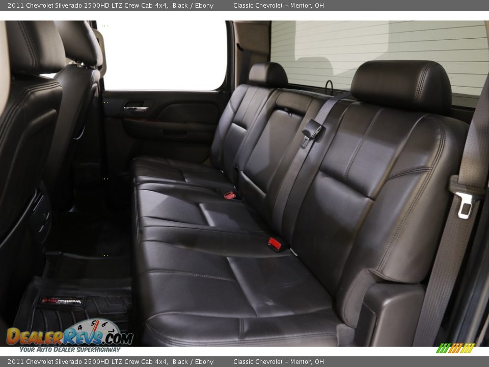 2011 Chevrolet Silverado 2500HD LTZ Crew Cab 4x4 Black / Ebony Photo #14