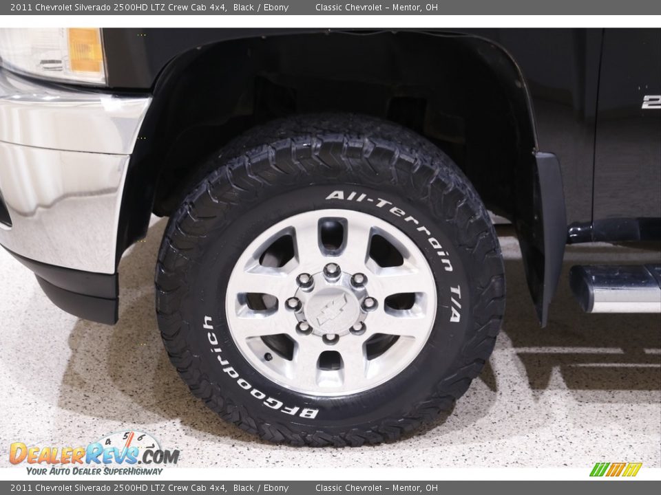 2011 Chevrolet Silverado 2500HD LTZ Crew Cab 4x4 Black / Ebony Photo #17