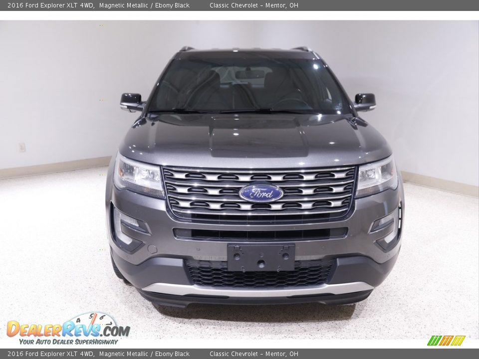 2016 Ford Explorer XLT 4WD Magnetic Metallic / Ebony Black Photo #2