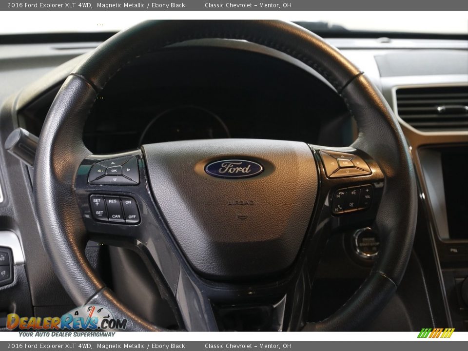 2016 Ford Explorer XLT 4WD Magnetic Metallic / Ebony Black Photo #7