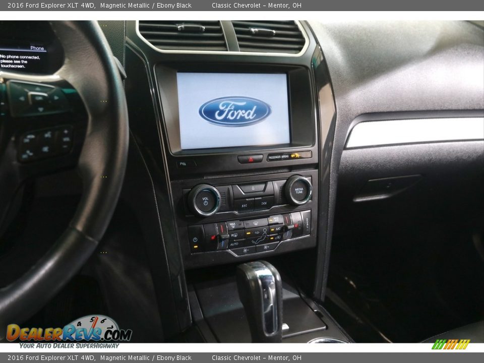 2016 Ford Explorer XLT 4WD Magnetic Metallic / Ebony Black Photo #9