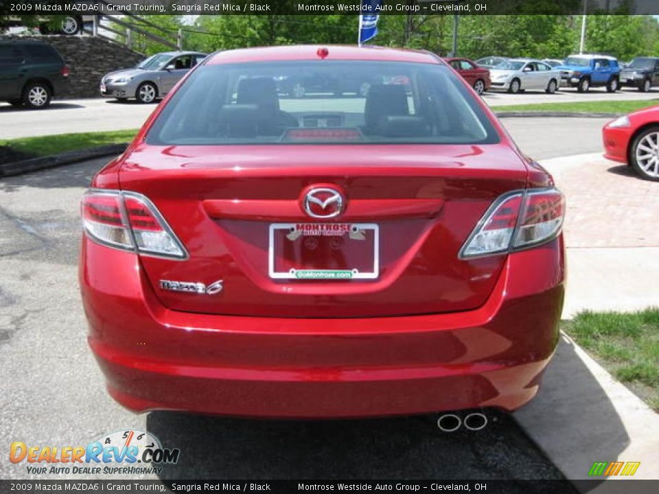2009 Mazda MAZDA6 i Grand Touring Sangria Red Mica / Black Photo #7