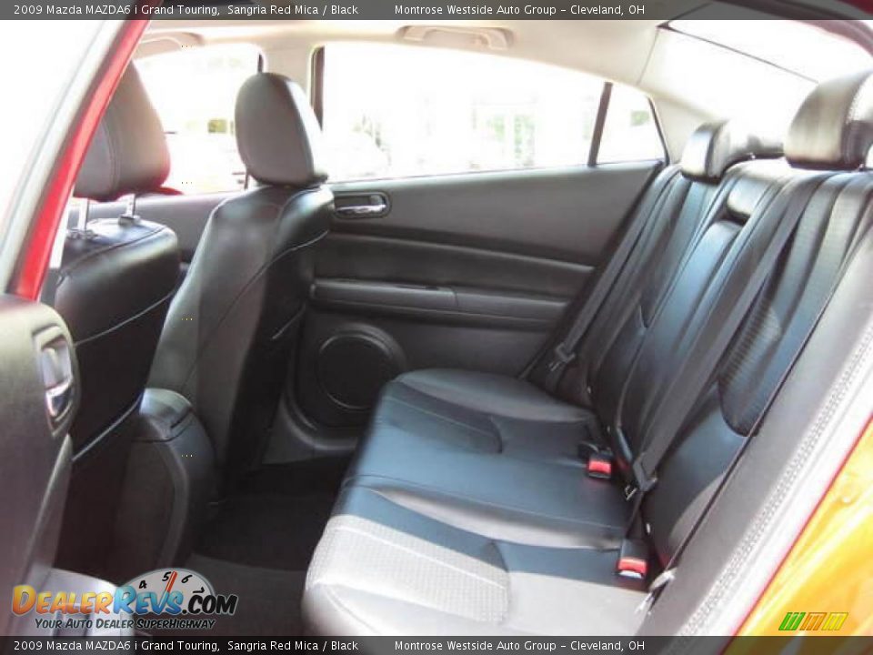 2009 Mazda MAZDA6 i Grand Touring Sangria Red Mica / Black Photo #11