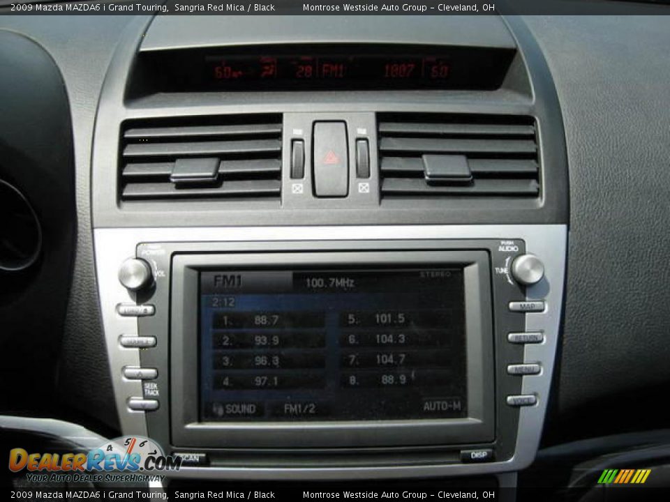2009 Mazda MAZDA6 i Grand Touring Sangria Red Mica / Black Photo #15