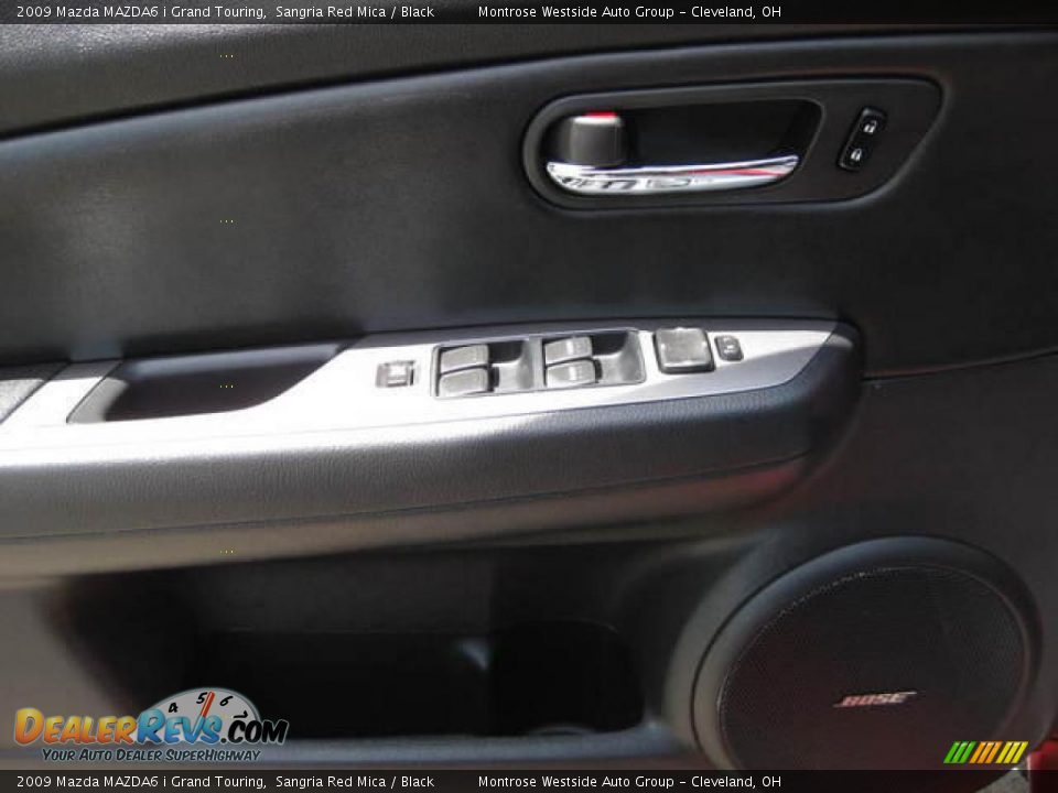 2009 Mazda MAZDA6 i Grand Touring Sangria Red Mica / Black Photo #17
