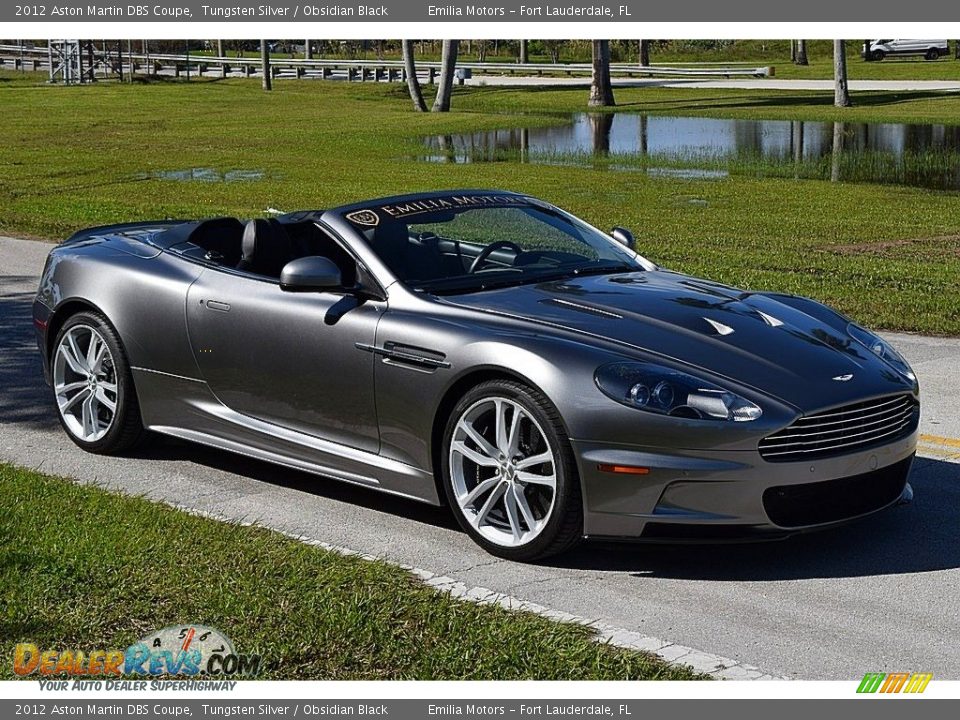 2012 Aston Martin DBS Coupe Tungsten Silver / Obsidian Black Photo #1