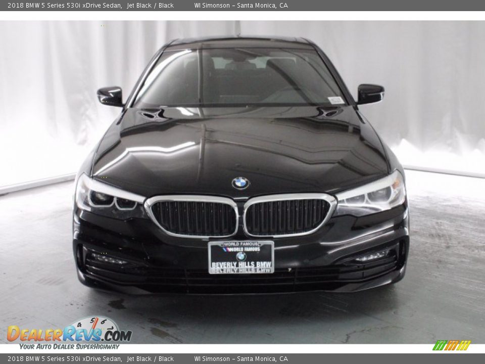 2018 BMW 5 Series 530i xDrive Sedan Jet Black / Black Photo #2