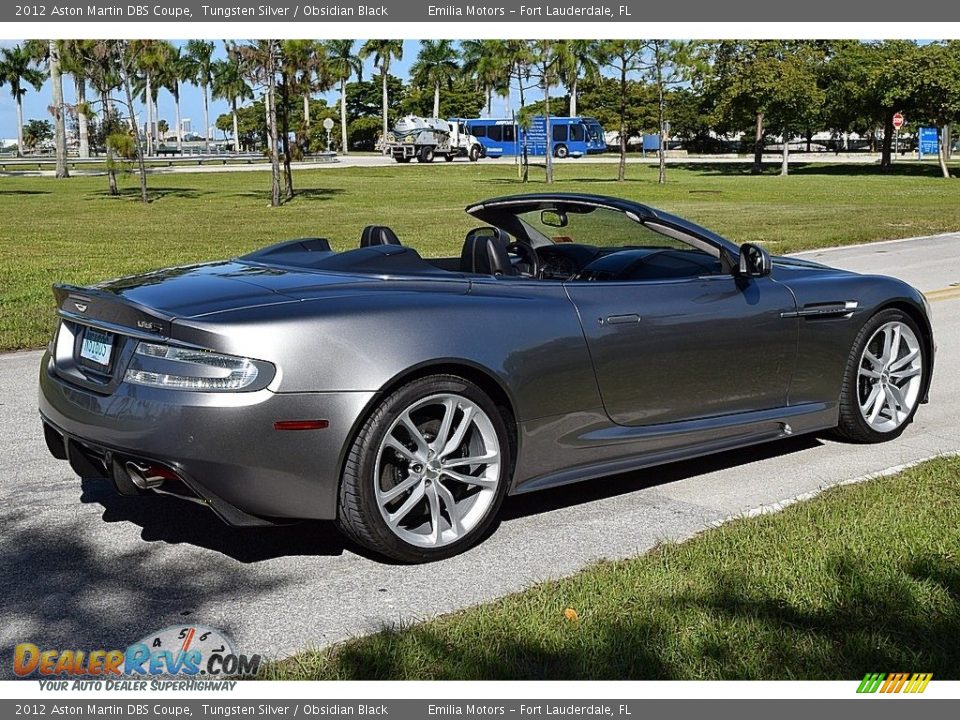 2012 Aston Martin DBS Coupe Tungsten Silver / Obsidian Black Photo #3