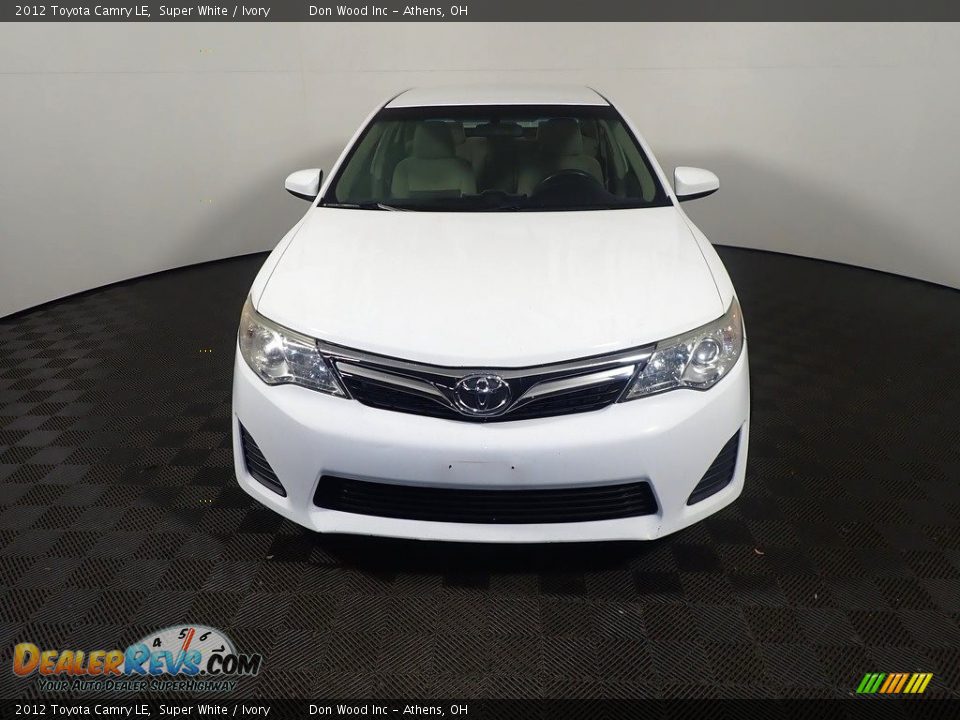 2012 Toyota Camry LE Super White / Ivory Photo #4