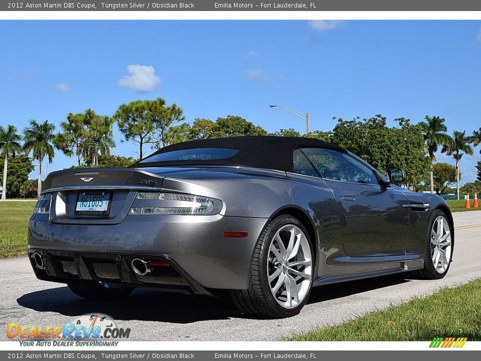 2012 Aston Martin DBS Coupe Tungsten Silver / Obsidian Black Photo #6