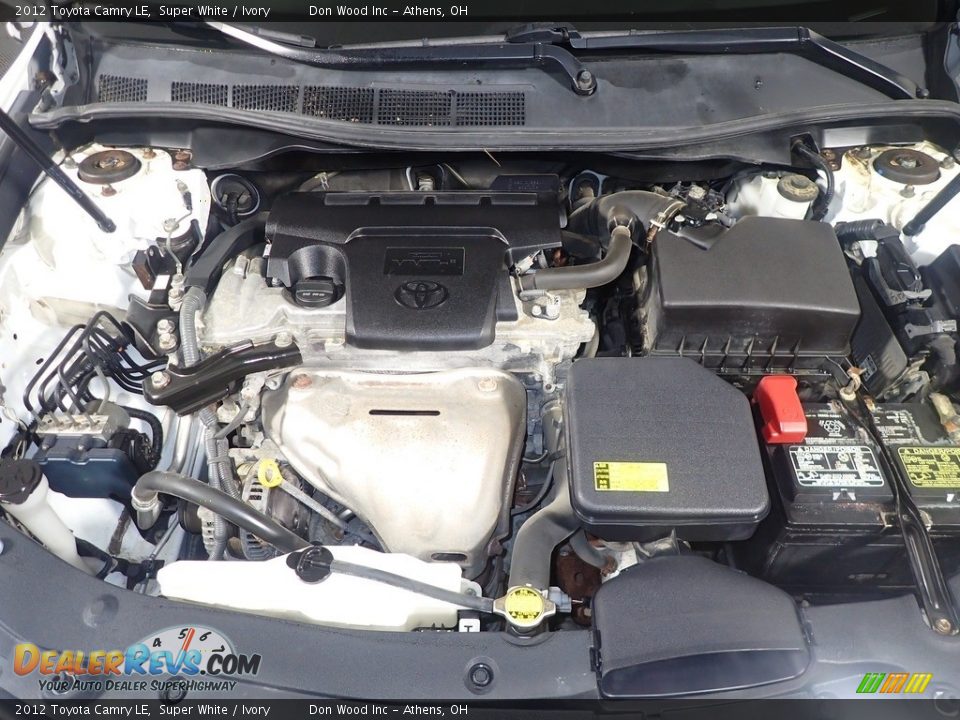 2012 Toyota Camry LE Super White / Ivory Photo #6