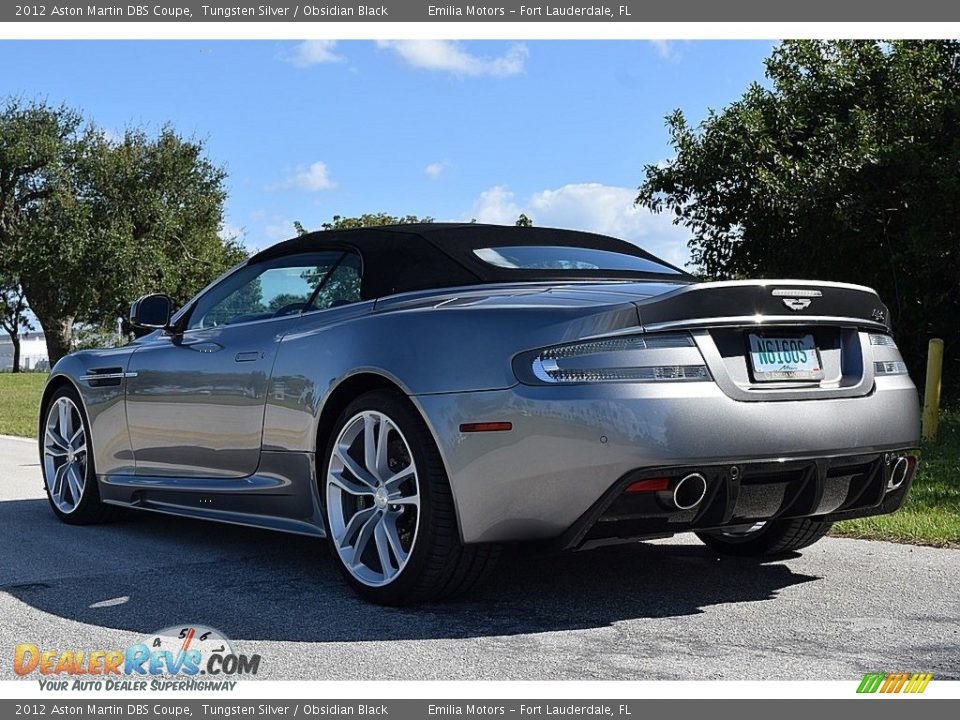 2012 Aston Martin DBS Coupe Tungsten Silver / Obsidian Black Photo #8