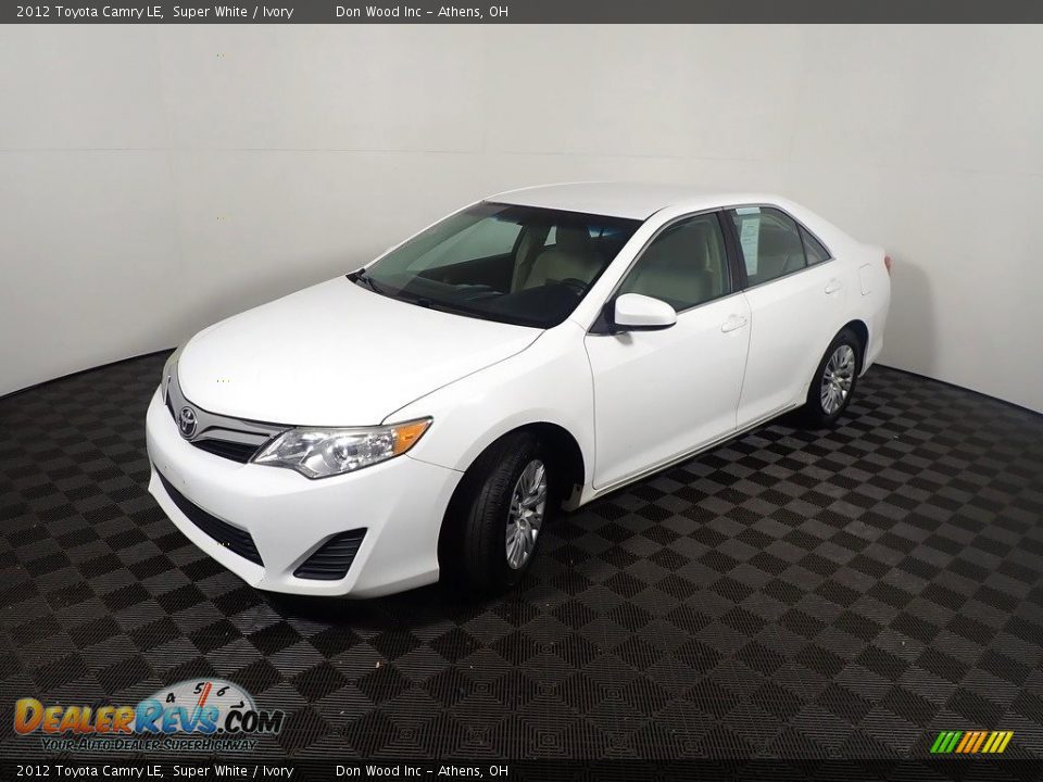 2012 Toyota Camry LE Super White / Ivory Photo #8