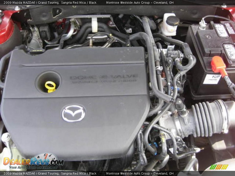 2009 Mazda MAZDA6 i Grand Touring Sangria Red Mica / Black Photo #21