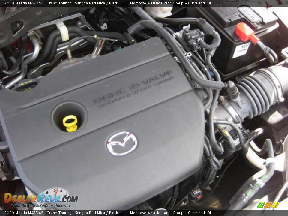 2009 Mazda MAZDA6 i Grand Touring Sangria Red Mica / Black Photo #22