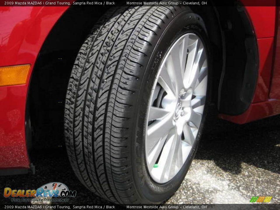 2009 Mazda MAZDA6 i Grand Touring Sangria Red Mica / Black Photo #23