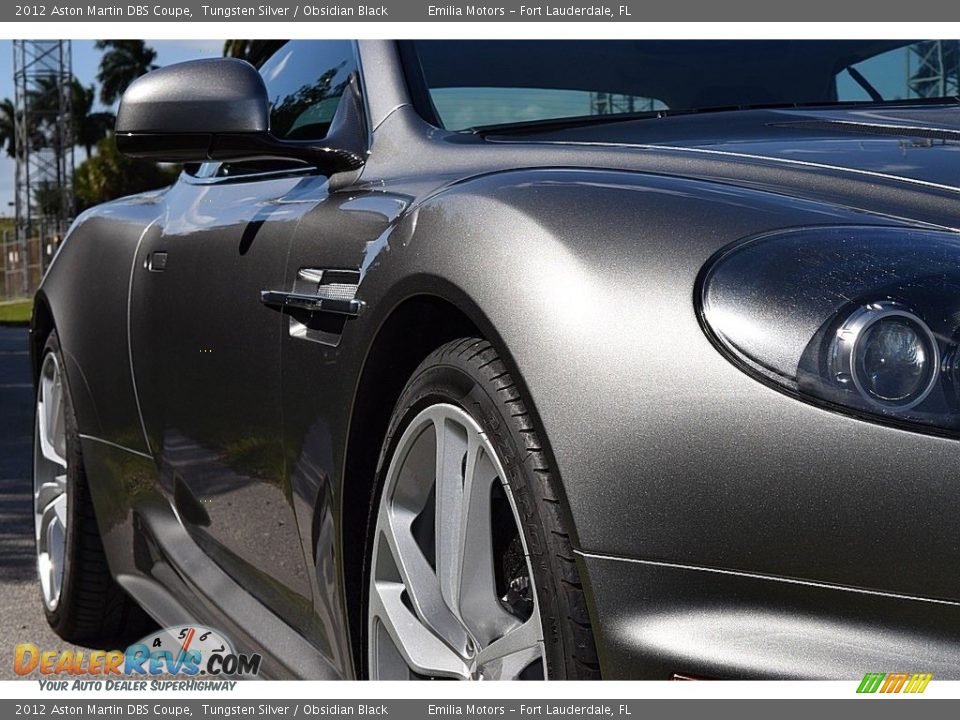 2012 Aston Martin DBS Coupe Tungsten Silver / Obsidian Black Photo #16