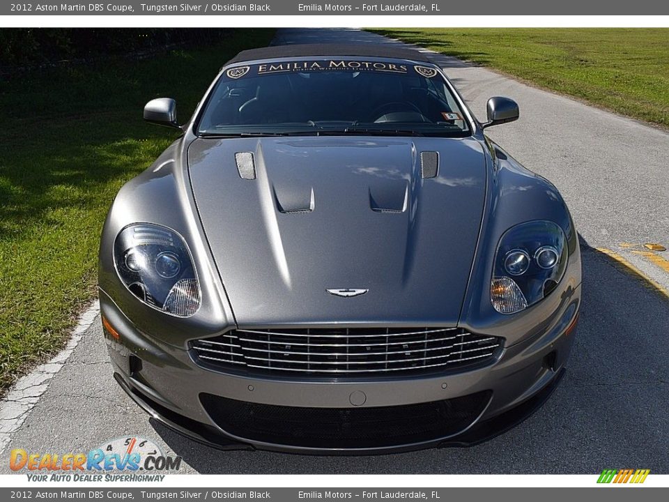 2012 Aston Martin DBS Coupe Tungsten Silver / Obsidian Black Photo #17
