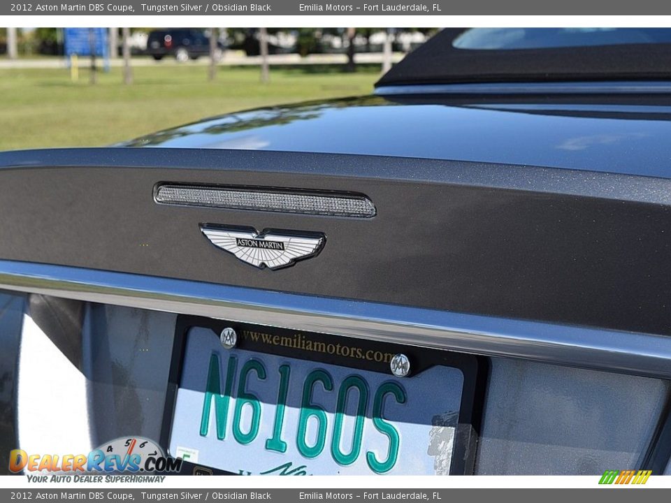 2012 Aston Martin DBS Coupe Tungsten Silver / Obsidian Black Photo #19