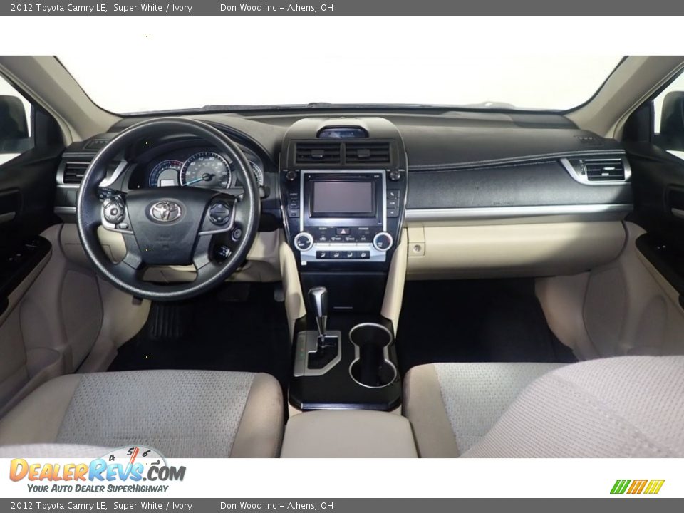 2012 Toyota Camry LE Super White / Ivory Photo #23
