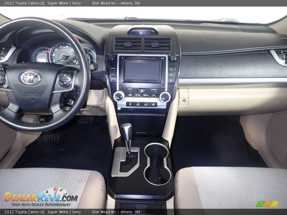 2012 Toyota Camry LE Super White / Ivory Photo #24